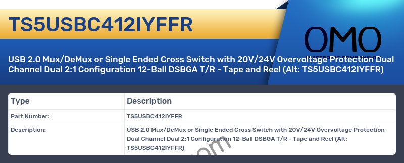 TS5USBC412IYFFR