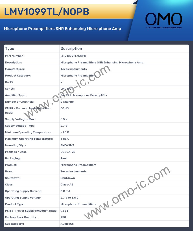 LMV1099TL/NOPB