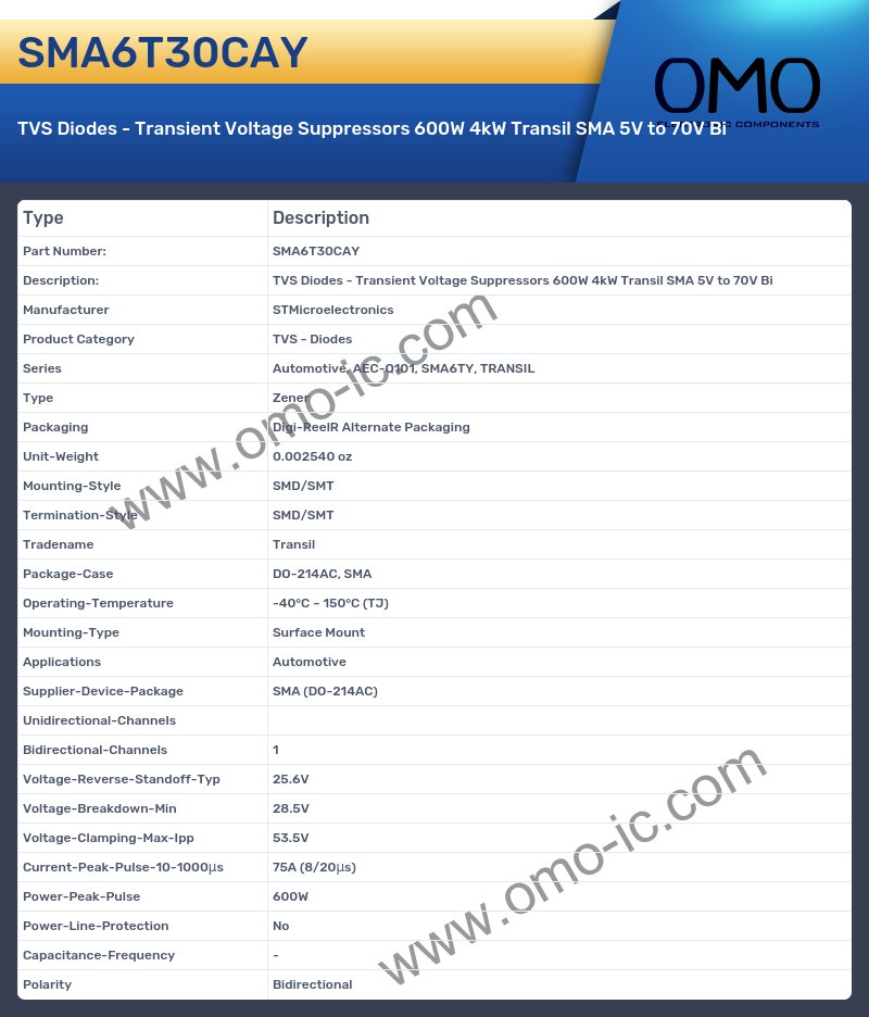 SMA6T30CAY