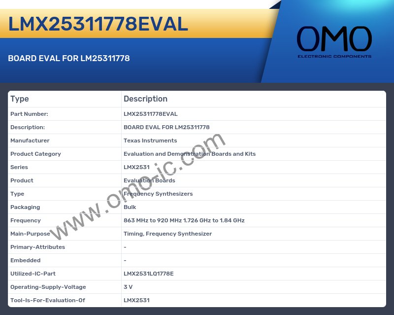 LMX25311778EVAL