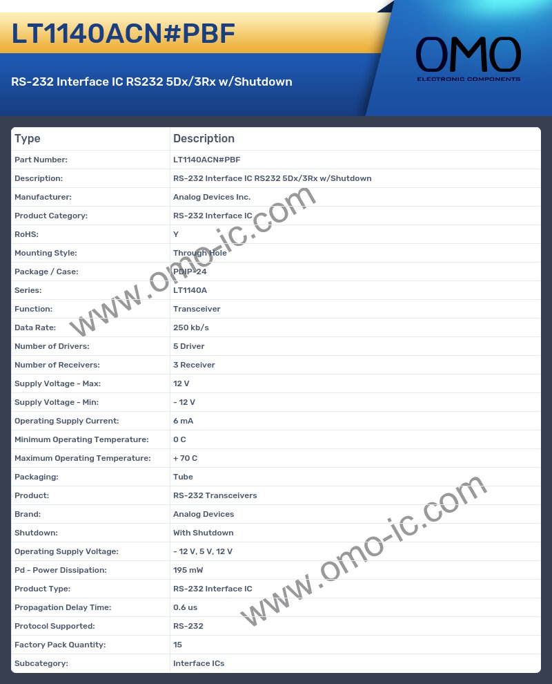 LT1140ACN#PBF