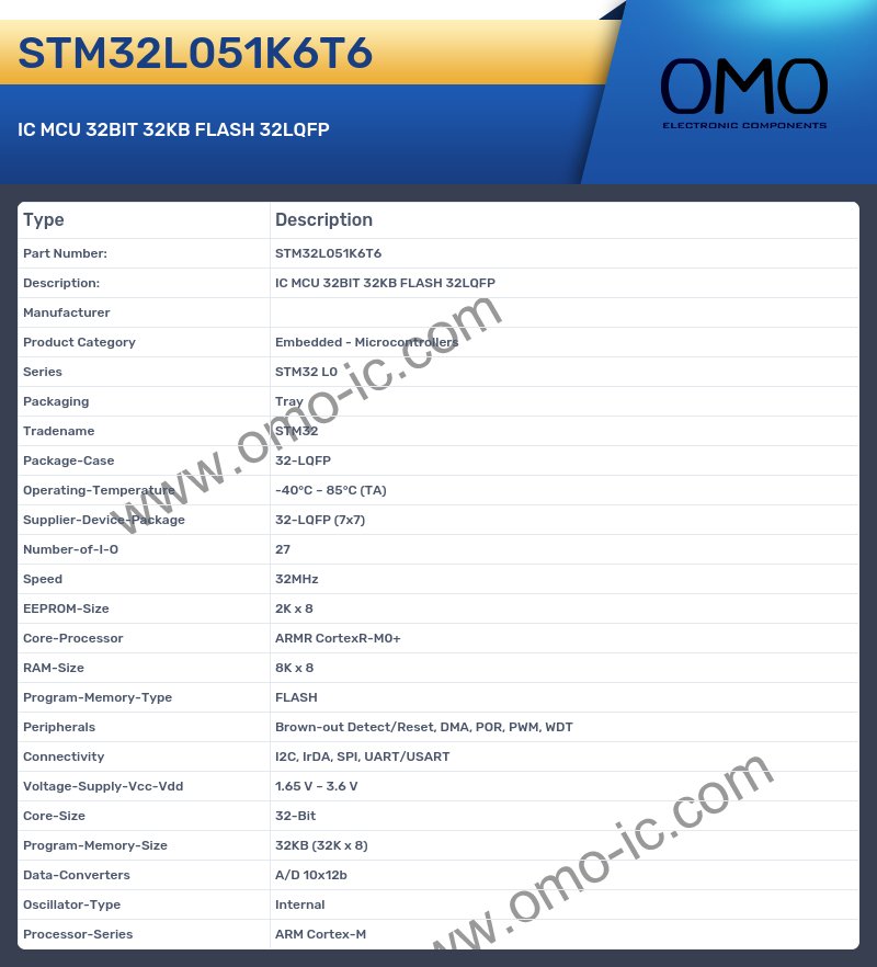 STM32L051K6T6