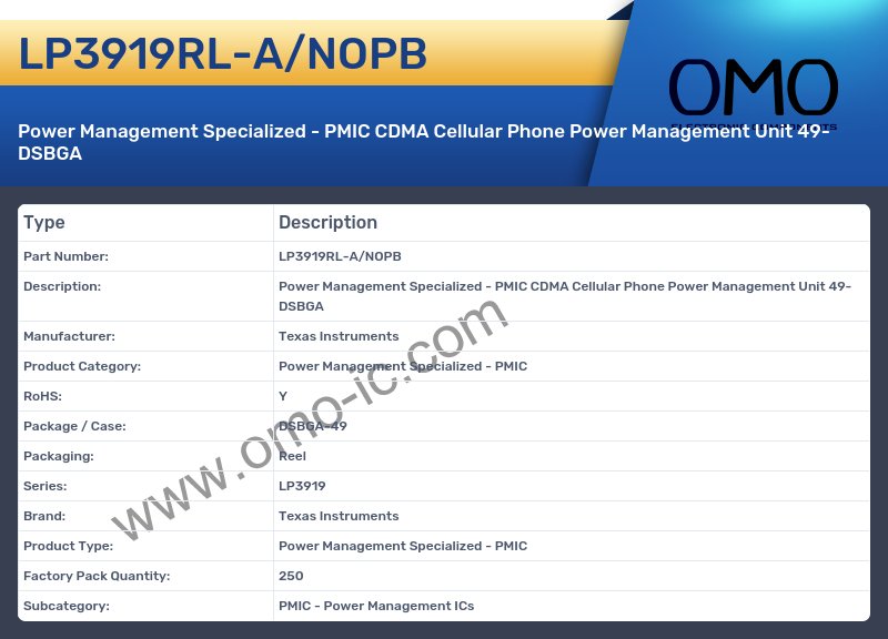 LP3919RL-A/NOPB