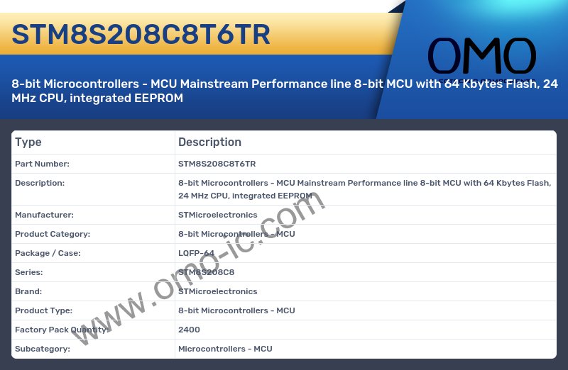 STM8S208C8T6TR