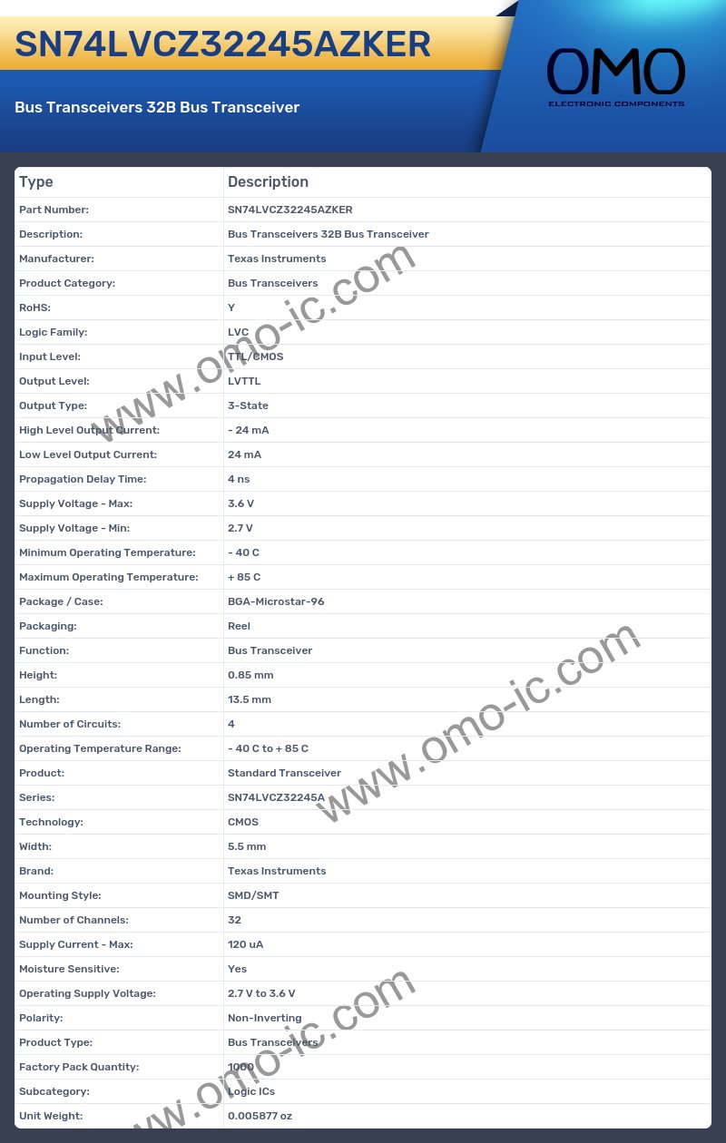 SN74LVCZ32245AZKER