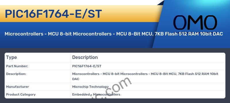 PIC16F1764-E/ST