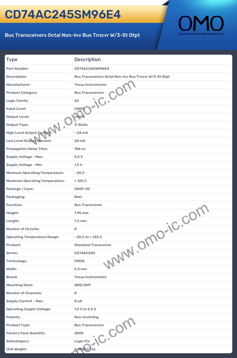 CD74AC245SM96E4