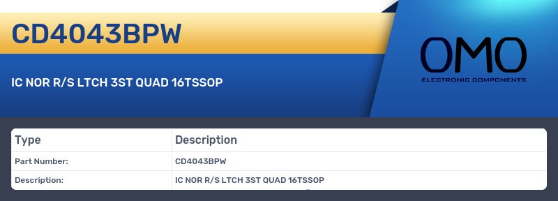 CD4043BPW