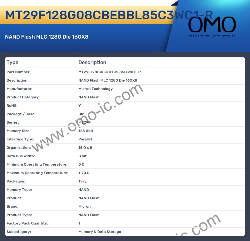 MT29F128G08CBEBBL85C3WC1-R