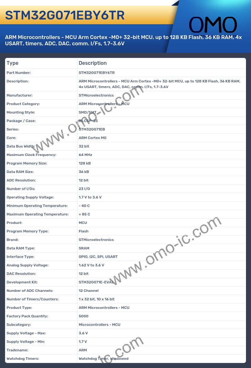 STM32G071EBY6TR
