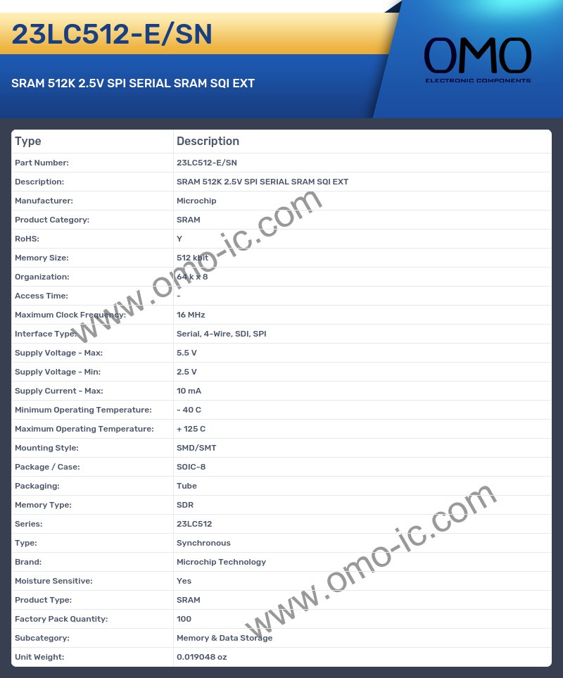 23LC512-E/SN
