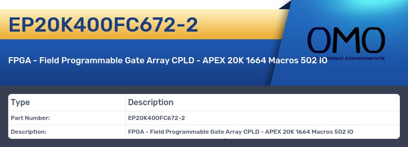 EP20K400FC672-2