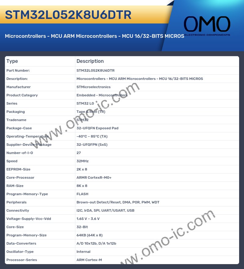 STM32L052K8U6DTR