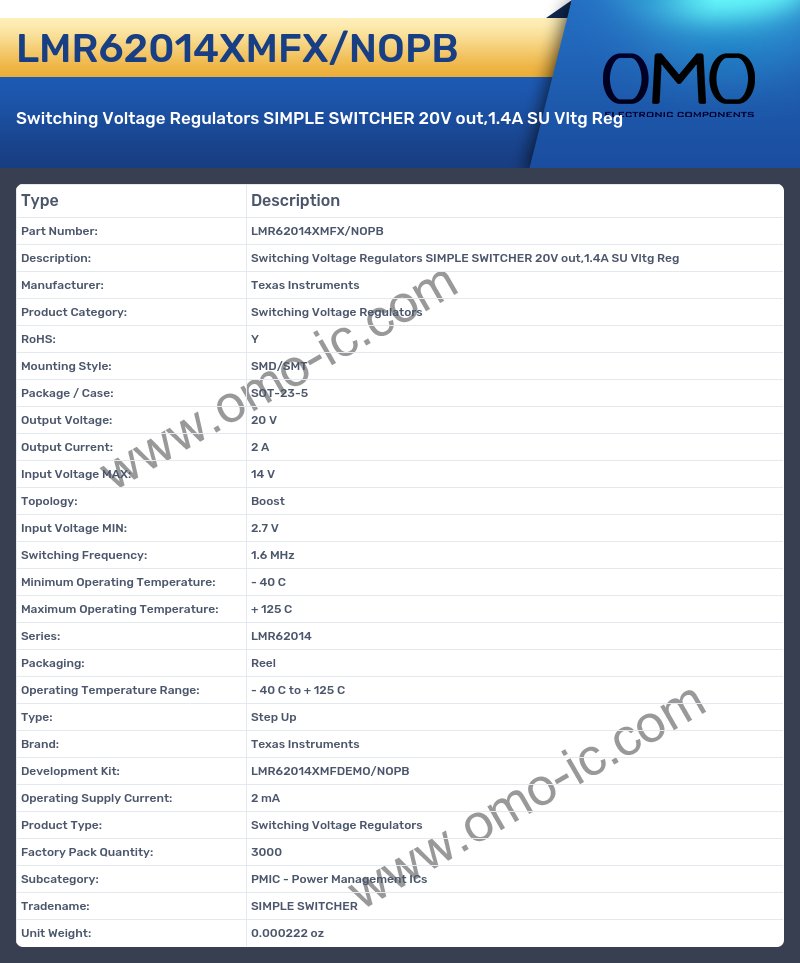 LMR62014XMFX/NOPB
