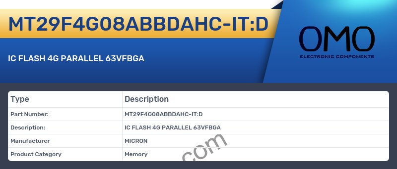 MT29F4G08ABBDAHC-IT:D