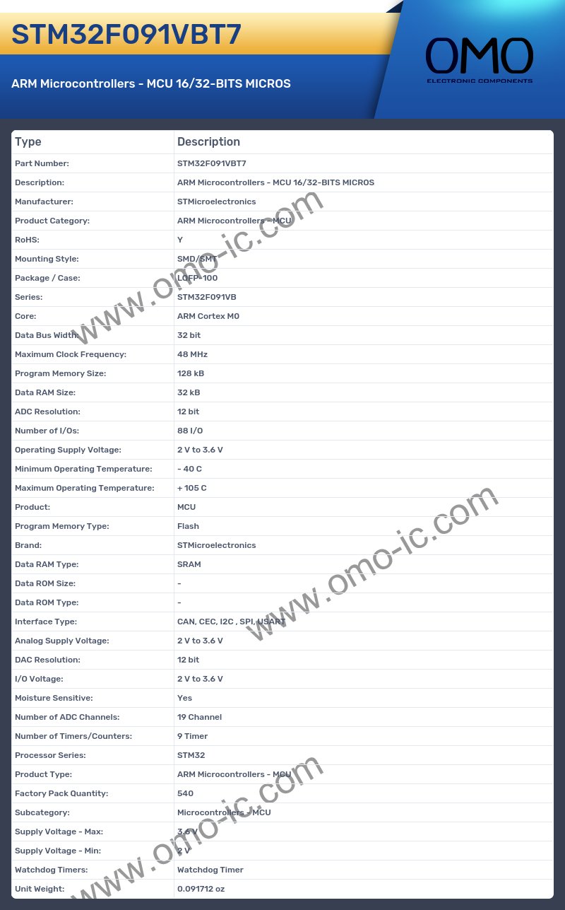 STM32F091VBT7