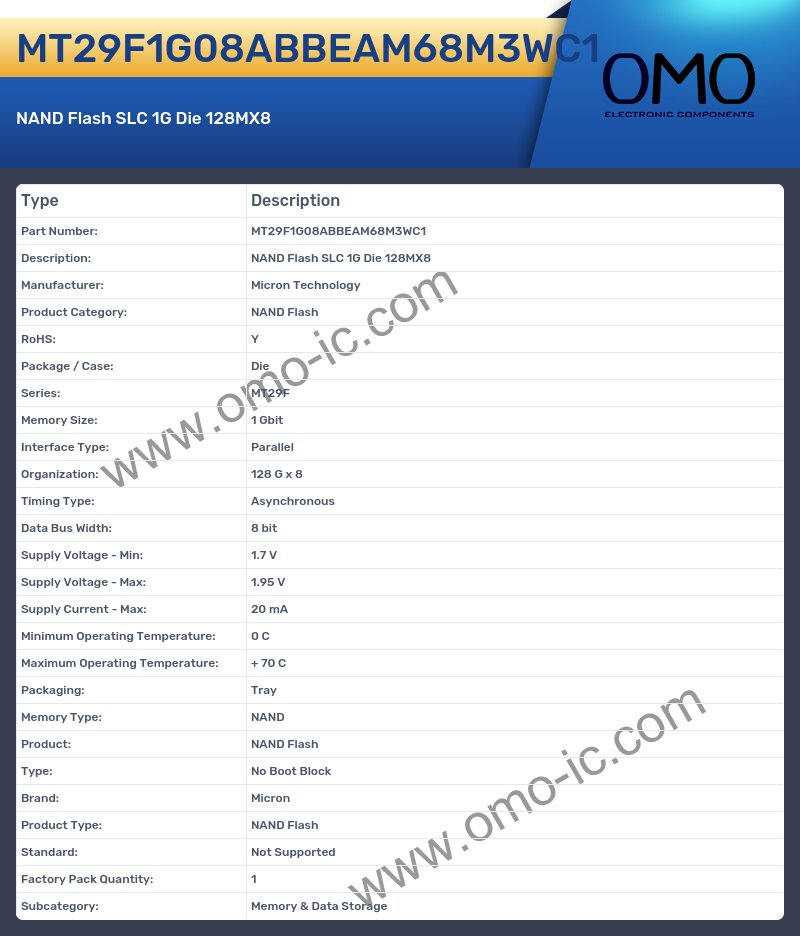 MT29F1G08ABBEAM68M3WC1