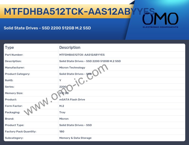 MTFDHBA512TCK-AAS12ABYYES