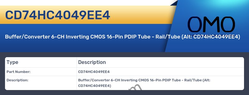 CD74HC4049EE4