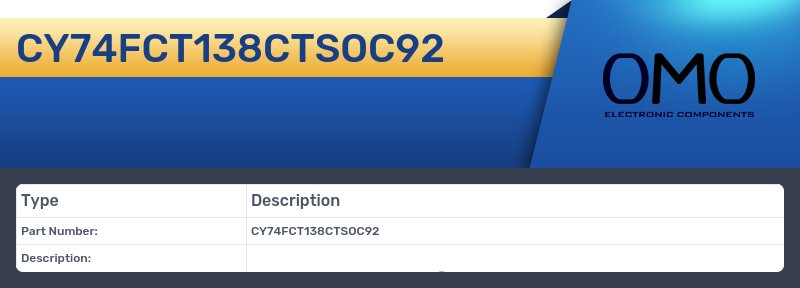 CY74FCT138CTSOC92