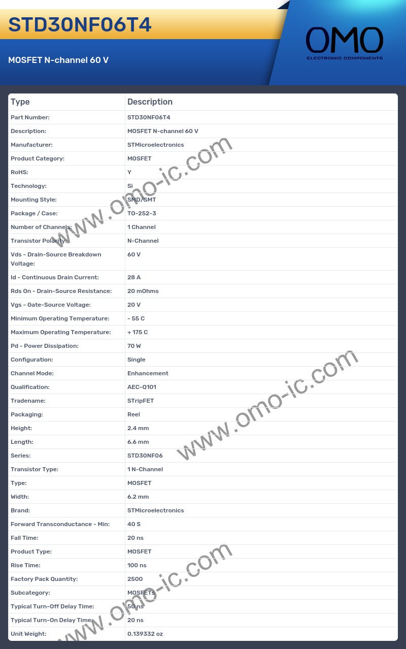 STD30NF06T4