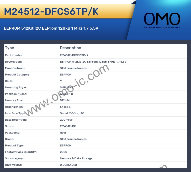 M24512-DFCS6TP/K