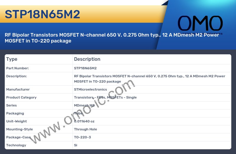 STP18N65M2