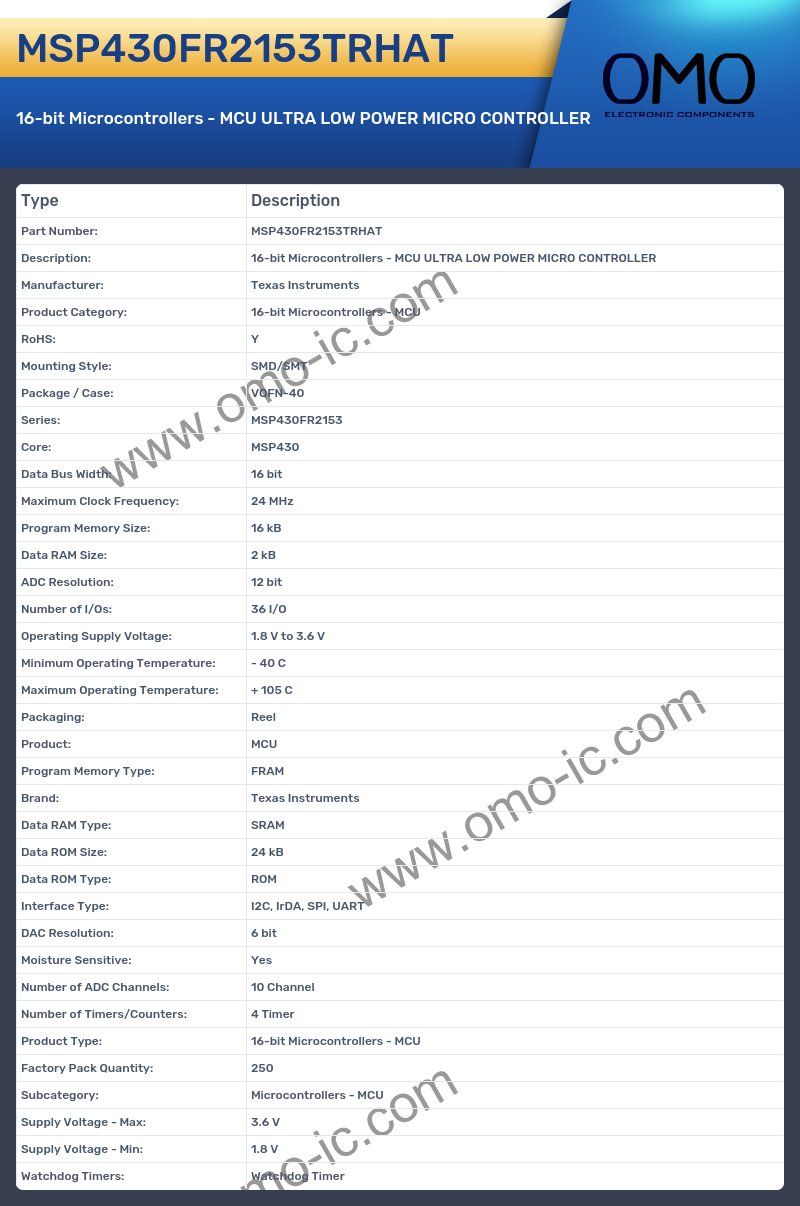 MSP430FR2153TRHAT