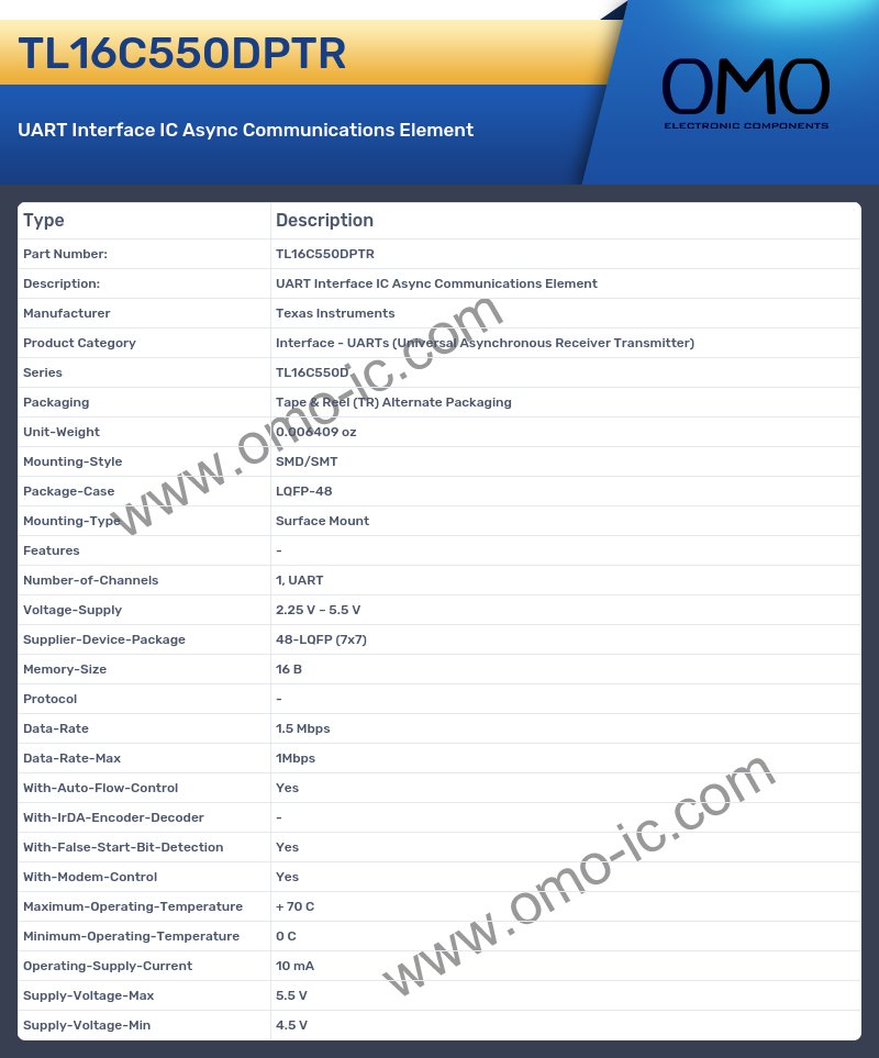 TL16C550DPTR