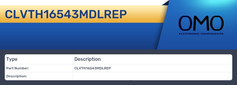 CLVTH16543MDLREP
