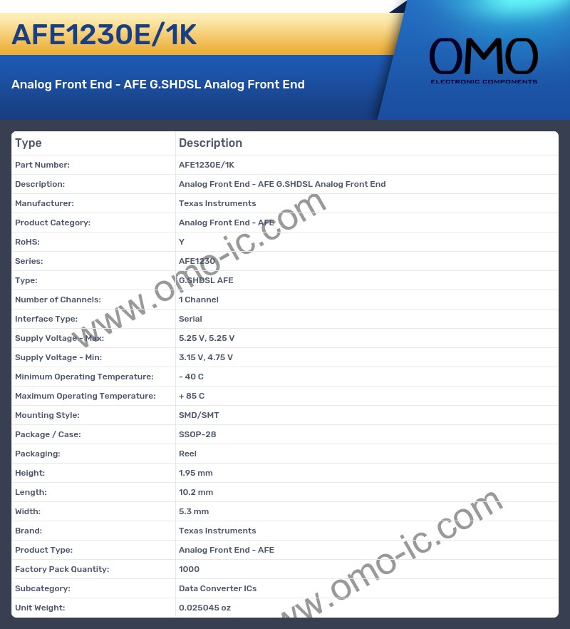 AFE1230E/1K