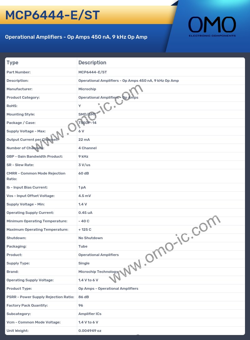 MCP6444-E/ST
