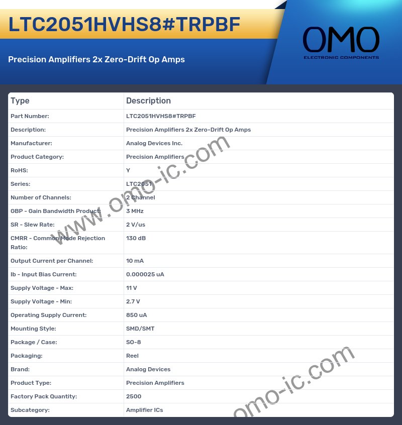 LTC2051HVHS8#TRPBF