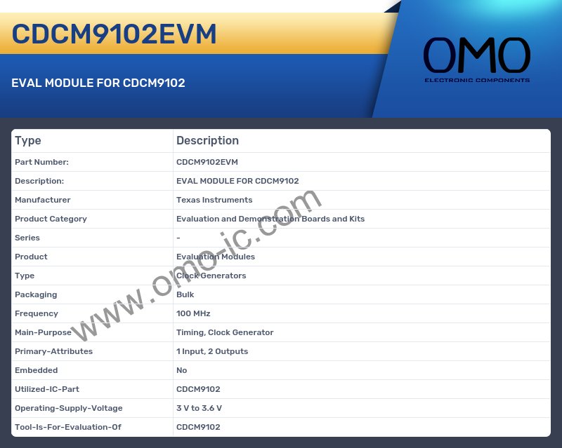 CDCM9102EVM