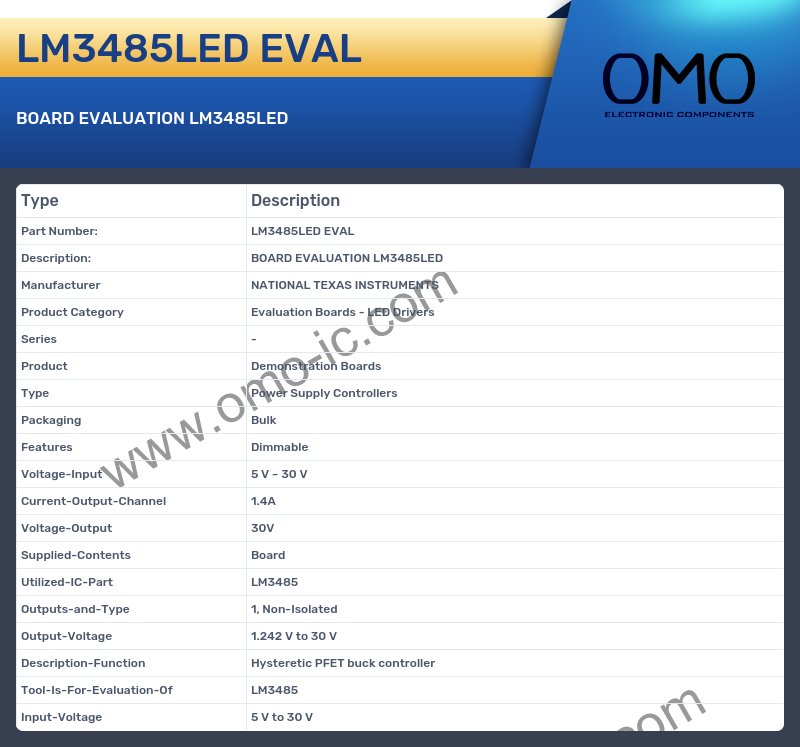 LM3485LED EVAL