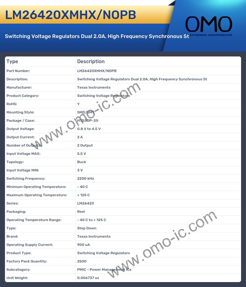 LM26420XMHX/NOPB