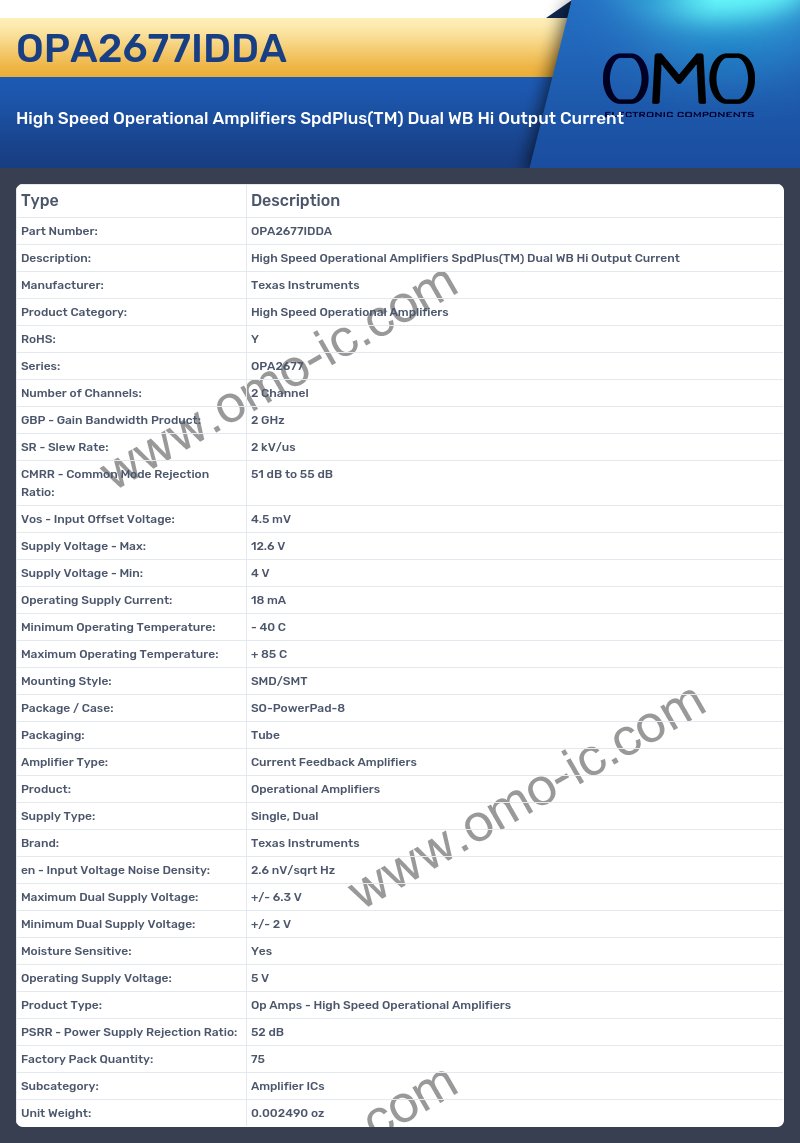 OPA2677IDDA