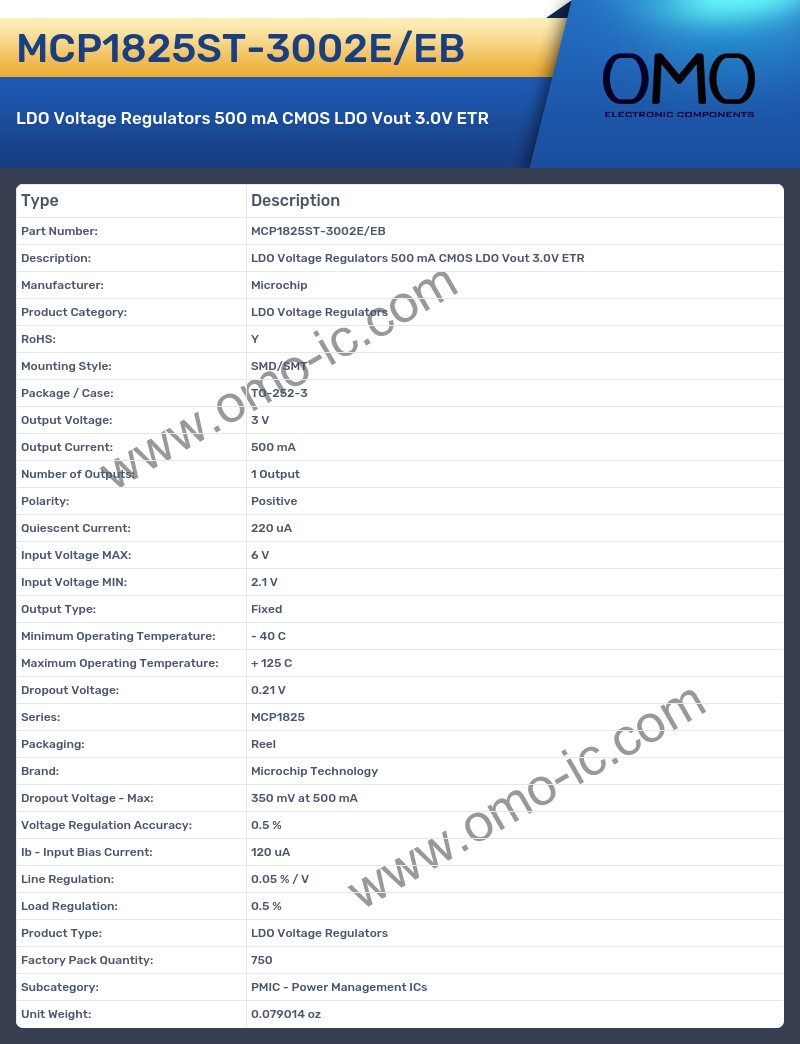 MCP1825ST-3002E/EB
