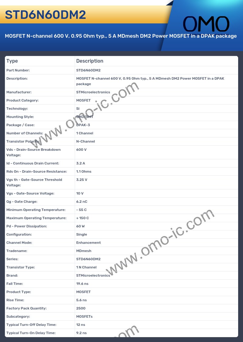 STD6N60DM2