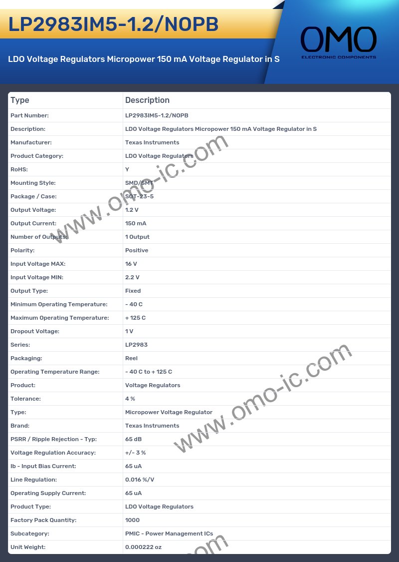 LP2983IM5-1.2/NOPB