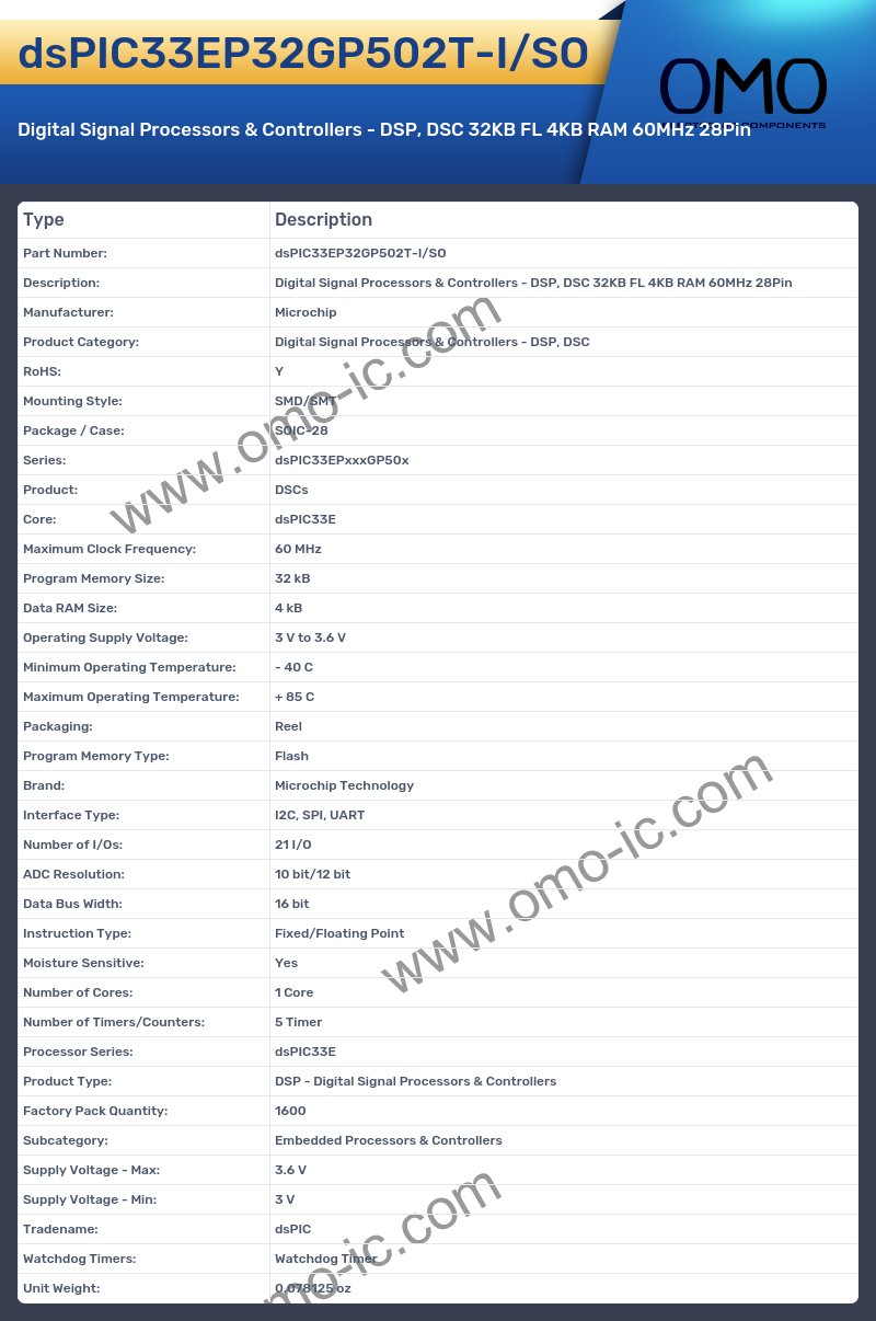 dsPIC33EP32GP502T-I/SO