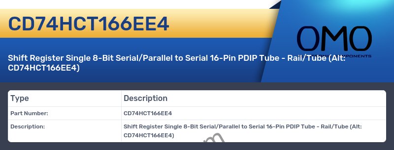 CD74HCT166EE4