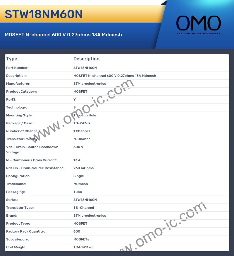 STW18NM60N