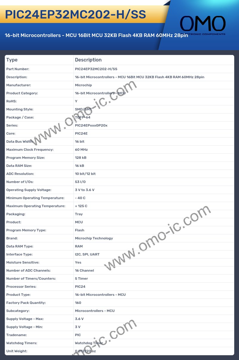 PIC24EP32MC202-H/SS