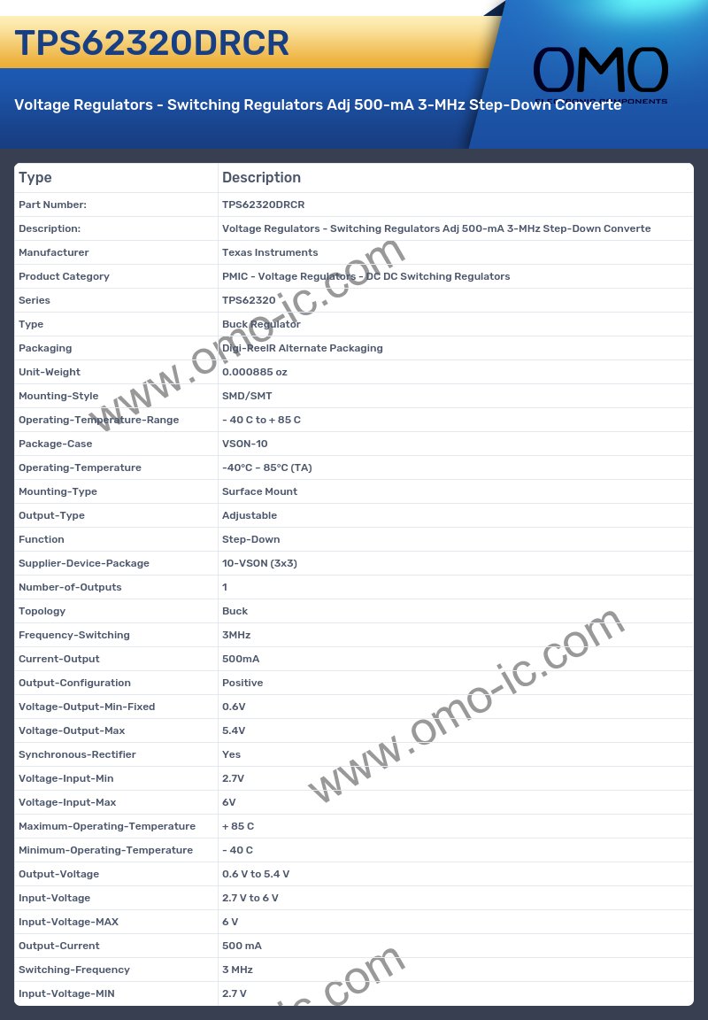 TPS62320DRCR