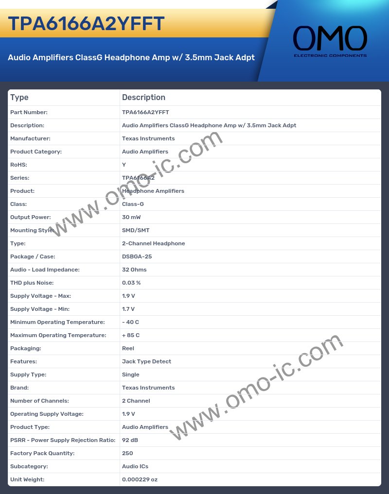 TPA6166A2YFFT