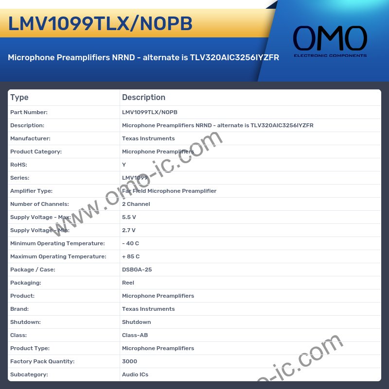 LMV1099TLX/NOPB