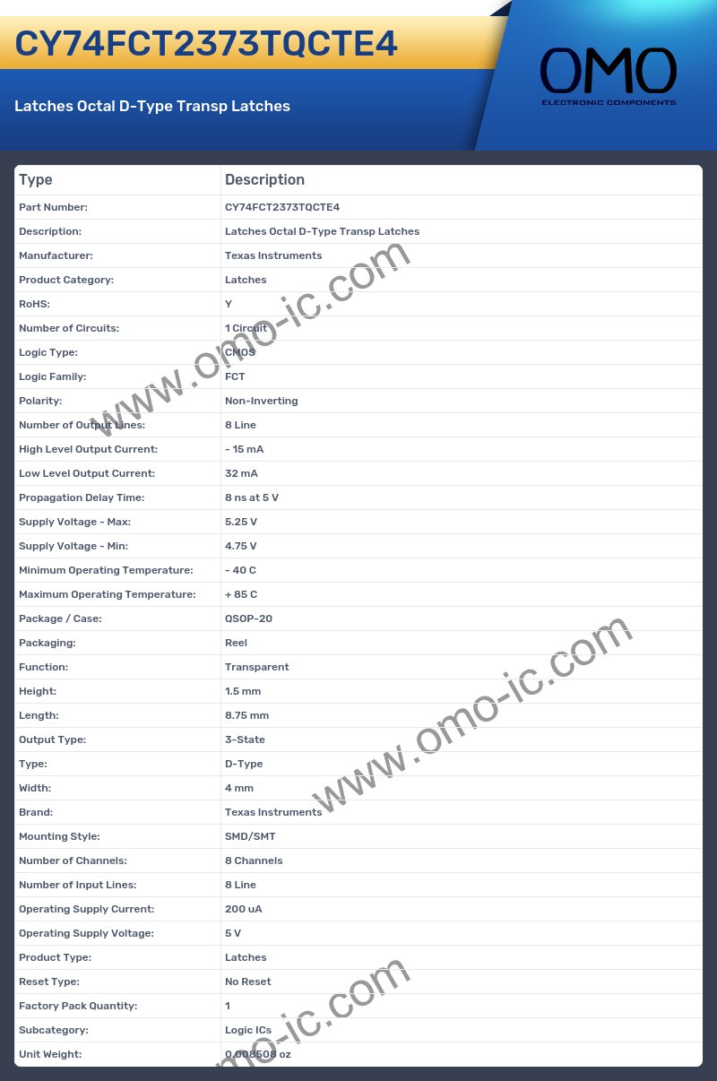 CY74FCT2373TQCTE4