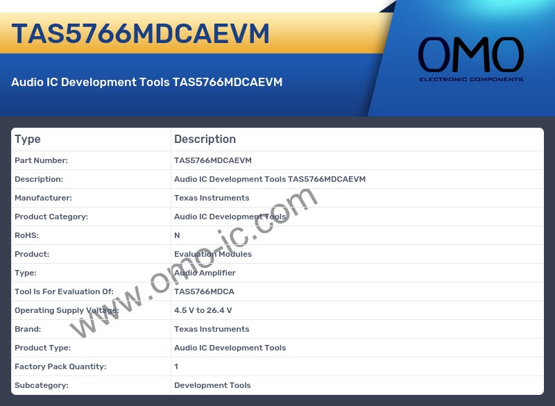 TAS5766MDCAEVM