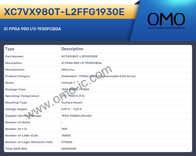 XC7VX980T-L2FFG1930E